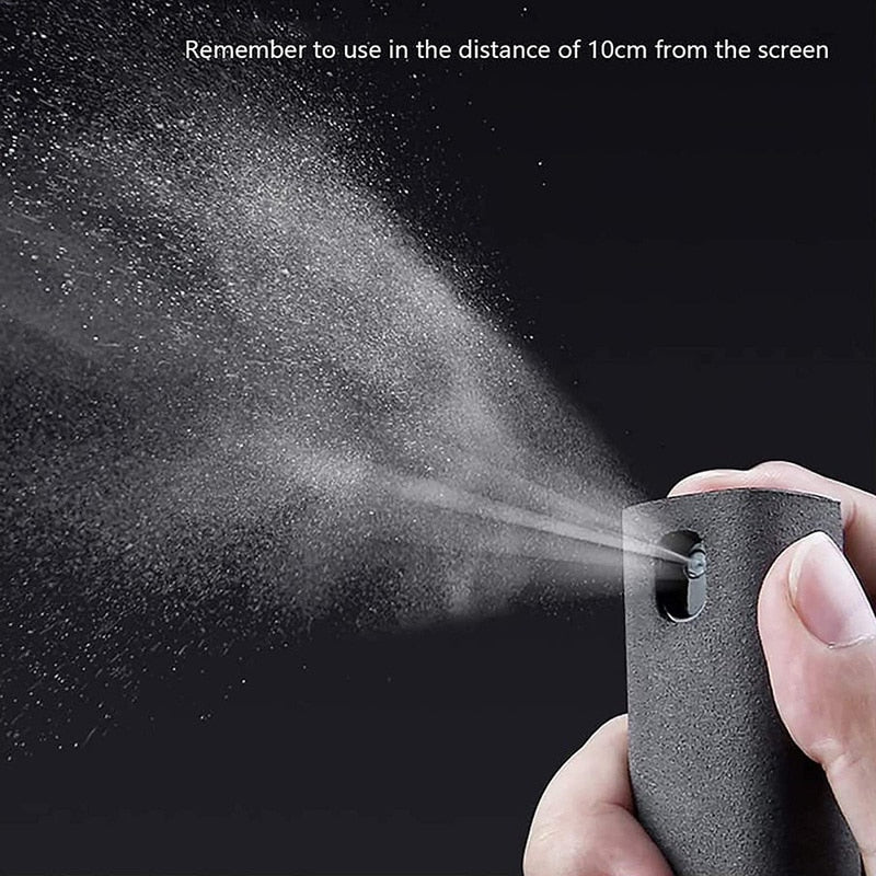 2 In 1 Phone Screen Cleaner Spray Computer Mobile Phone Screen Dust